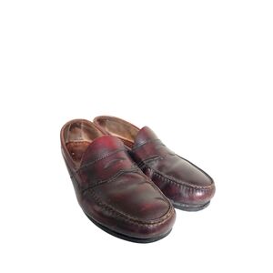 GH Bass Weejuns 12D Penny Loafers Burgundy Dress Shoes